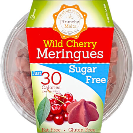 Sugar-Free Meringues - Wild Cherry